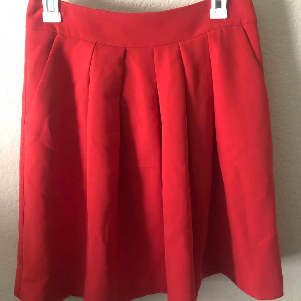 Banana republic red skirt